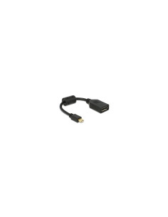 DeLOCK 65554 cable DisplayPort 0,21 m Mini DisplayPort Negro 2