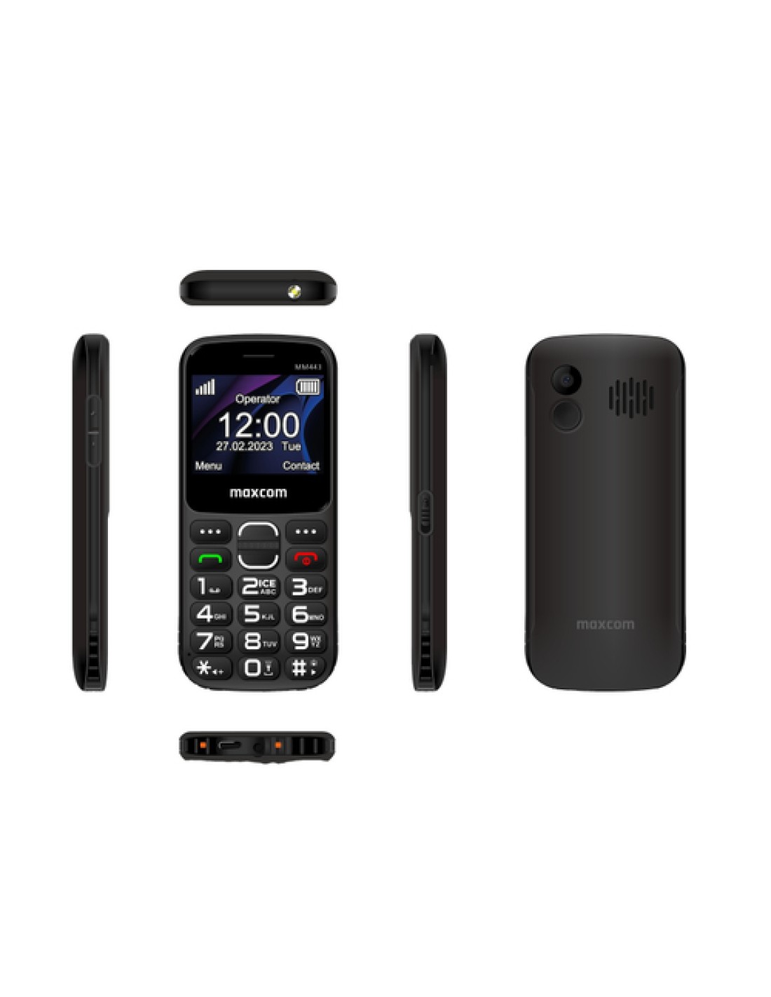 MaxCom Comfort MM443 4G 5,87 cm (2.31") 110 g Negro Característica del teléfono