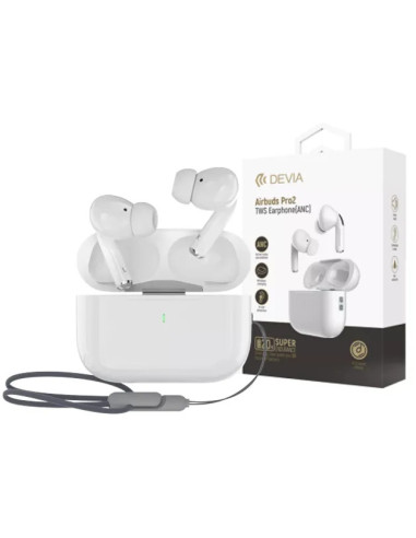 AURICULAR TWS ANC AIRBUDS PRO 2 DEVIA BLANCO