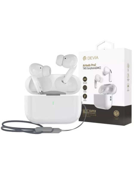 AURICULAR TWS ANC AIRBUDS PRO 2 DEVIA BLANCO