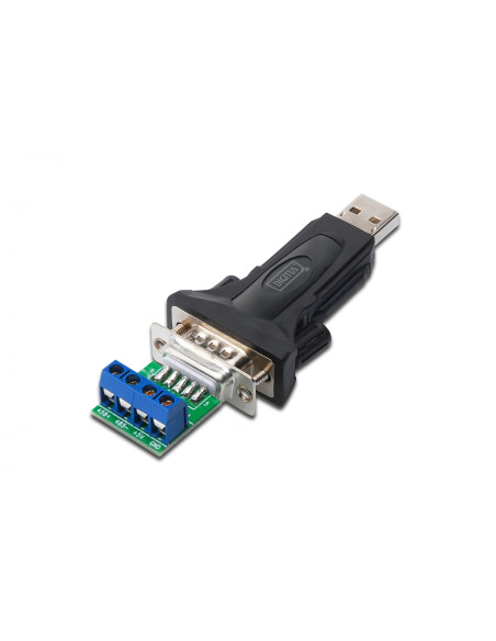 Digitus USB 2.0 - RS-485 Negro