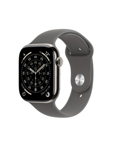 Apple Watch Series 11 OLED 42 mm Digital 374 x 446 Pixeles Pantalla táctil 5G Titanio Wifi GPS (satélite)
