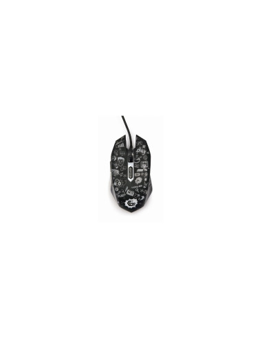 Gembird MUS-6B-GRAFIX-01 ratón mano derecha USB tipo A Í“ptico 3600 DPI