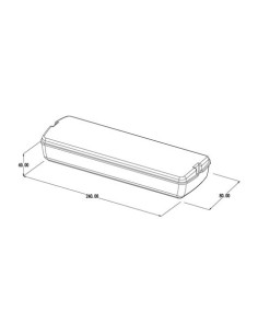 LUZ DE EMERGENCIA 200 LUMENES 6000K ELBAT 2