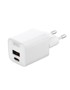 CARGADOR USB+USB-C 30W L149 CON CABLE TIPO C BLANCO XO 2