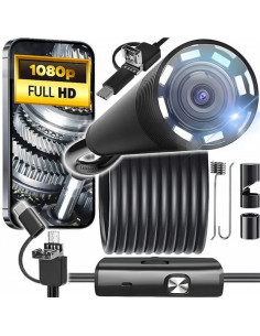 CAMARA ENDOSCOPICA 2METROS LENTE 8MM USB 2