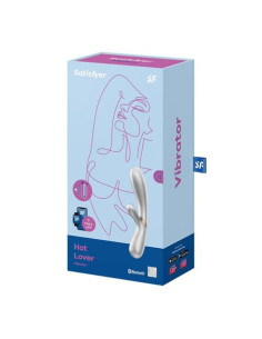 VIBRADOR HOT LOVER SILVER/CHAMPAGNE APP SATISFYER 2