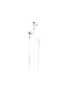 AURICULAR EP23 TIPO C BLANCO XO