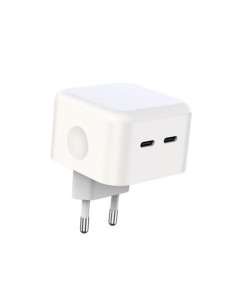 CARGADOR DE CORRIENTE L102 35W 2 X TIPO C XO BLANCO
