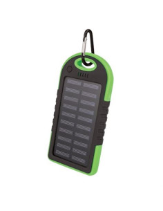POWERBANK SOLAR 5000MAH CON PROTECCION IP VERDE SETTY