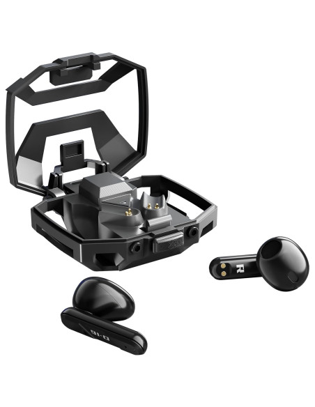 Auriculares Inalámbricos Transformers TF-T32 True Wireless Bluetooth con Estuche de Carga Negro