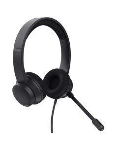 AURICULARES + MICROFONO TRUST HS-260 HEADSET ENC USB-A/USB-C BLACK 2