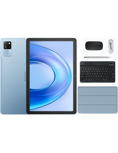 TABLET BLACKVIEW TAB 60 PRO KIT 10.1" 8+16GB RAM 128GB ROM WIFI Y 4G LTE AZUL INCLUYE FUNDA, TECLADO, RATÓN, PUNTERO