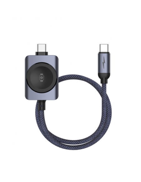 Cable USB-C a USB-C con Cargador Magnético Compatible con Apple Watch 1.2m Lekus