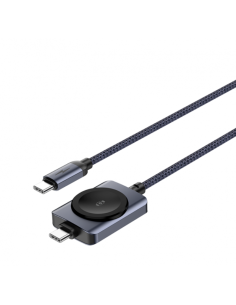 Cable USB-C a USB-C con Cargador Magnético Compatible con Apple Watch 1.2m Lekus 2