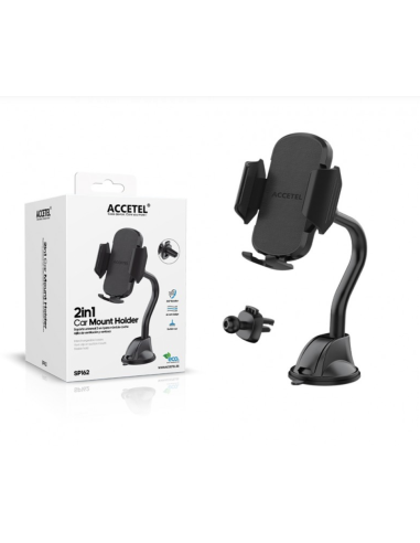Soporte Universal Salida de Aire o Ventosa AutoClip (2en1) Accetel