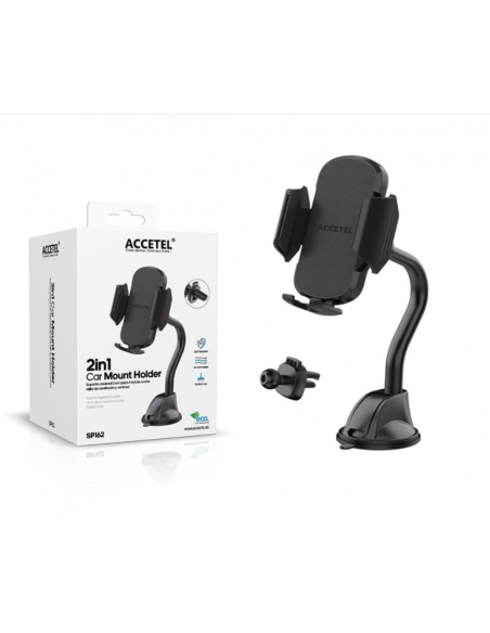 Soporte Universal Salida de Aire o Ventosa AutoClip (2en1) Accetel