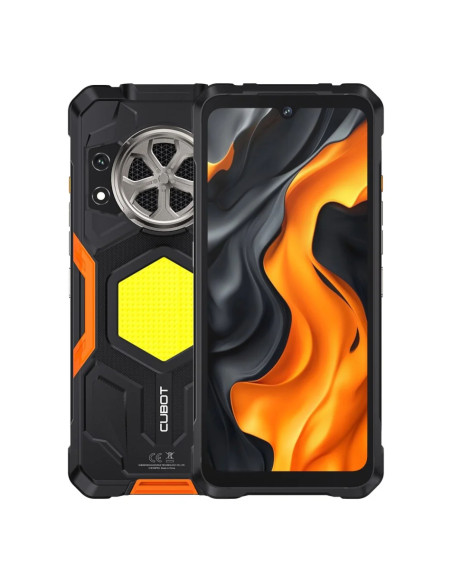 Cubot KK Power 5 17,5 cm (6.88") SIM doble Android 15 4G USB Tipo C 6 GB 128 GB 15300 mAh Negro, Naranja