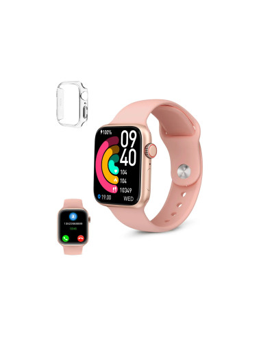 Ksix Smartwatch Urban 4 mini, Para muñecas pequeñas, Pant. TFT 1,74