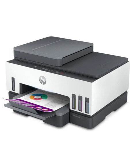 IMPRESORA HP SMART TANK MULTIFUNCION 7605 COLOR WIFI DUPLEX WHITE/GREY