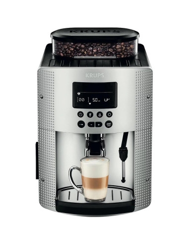 Krups EA815E70 Essential Cafetera Superautomática 15 Bar Thermoblock Plata