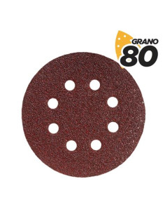 PACK 10 LIJAS 125MM GRANO 80 PARA MODELO BL0150 BLIM