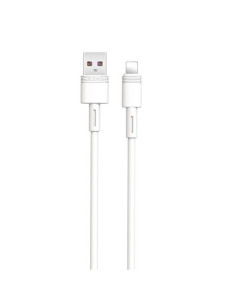 CABLE NBQ166 CARGA RAPIDA USB - LIGHTNING | 5A | 1 METRO | BLANCO XO