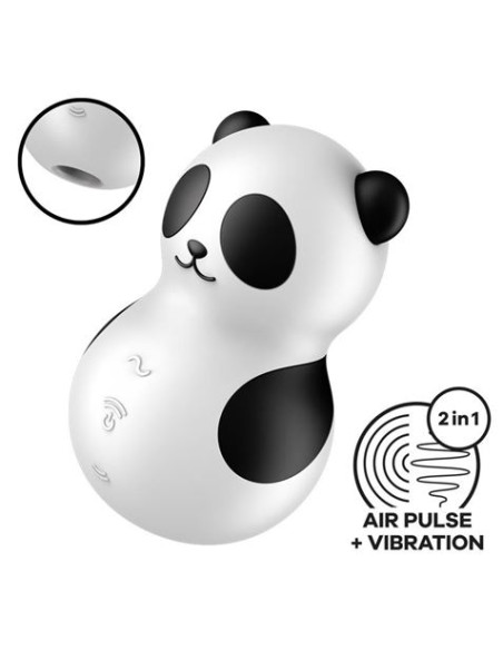 SUCCIONADOR CLITORIS CON VIBRACION POCKET PANDA SATISFYER