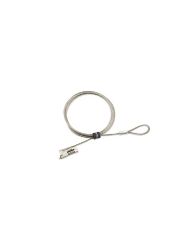 Kensington Slim NanoSaver 2.0 EQ cable antirrobo Plata 1,8 m