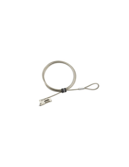 Kensington Slim NanoSaver 2.0 EQ cable antirrobo Plata 1,8 m