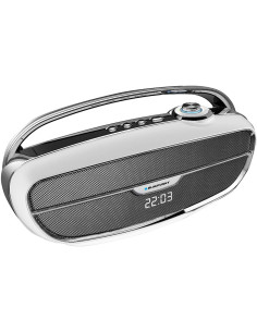 Blaupunkt BLP3360 Altavoz Bluetooth Retro 10w USB Blanco