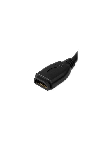 StarTech.com Cable de 15cm de Extensión Alargador HDMI 2.0 de Alta