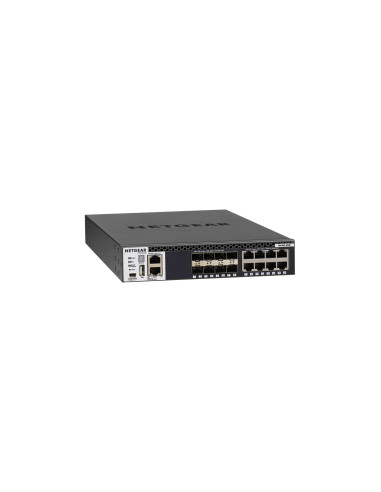 Netgear Gestionado L3 10G Ethernet (100/1000/10000) 1U Negro