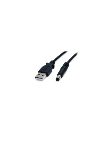 StarTech.com Cable de alimentación USB A a M de Tipo Barril de 5,5mm