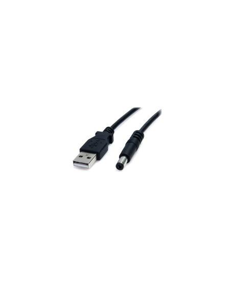 StarTech.com Cable de alimentación USB A a M de Tipo Barril de 5,5mm