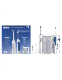 Oral-B Idropulsore Health Center Adulto Cepillo dental oscilante Azul, Blanco