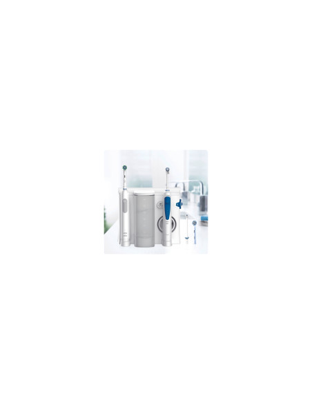Oral-B Idropulsore Health Center Adulto Cepillo dental oscilante Azul, Blanco