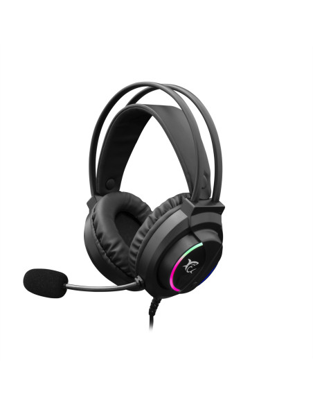 White Shark WOLF auricular y casco Auriculares Alámbrico Juego Negro