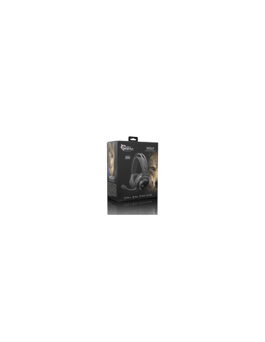 White Shark WOLF auricular y casco Auriculares Alámbrico Juego Negro