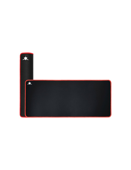 White Shark RED KNIGHT XL Alfombrilla de ratón para juegos Negro, Rojo