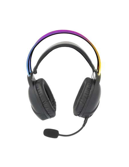 White Shark OX auricular y casco Auriculares Alámbrico Juego Negro