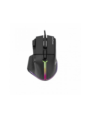 White Shark MARROK Black ratón Oficina mano derecha USB tipo A Óptico 12000 DPI