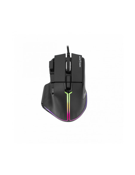 White Shark MARROK Black ratón Oficina mano derecha USB tipo A Óptico 12000 DPI