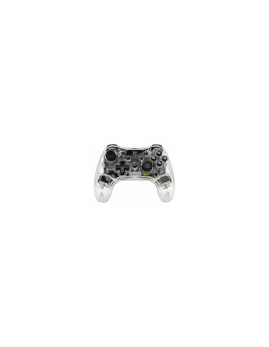 White Shark LEGION Transparente Bluetooth/USB Gamepad Analógico/Digital Android, PC, Playstation 3, iOS, PlayStation 4, Nintendo
