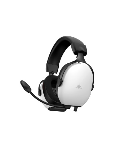 White Shark FOX Auriculares Alámbrico Diadema Juego Blanco, Negro