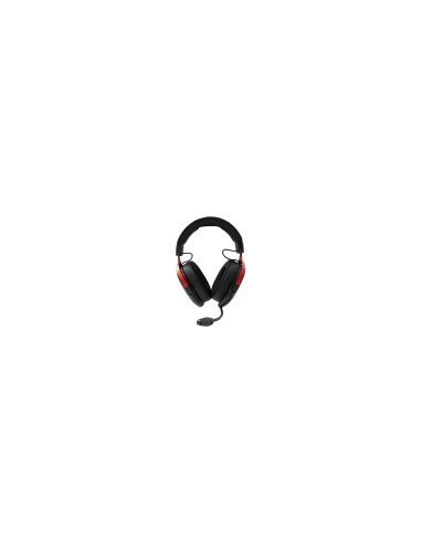 White Shark FOX Auriculares Alámbrico Diadema Juego Negro, Rojo