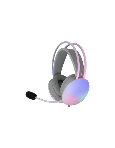 White Shark FIREFLY Auriculares Alámbrico Diadema Juego USB tipo A Blanco