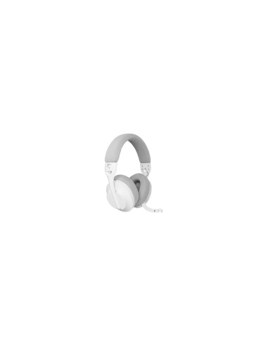 White Shark FALCON Auriculares Inalámbrico y alámbrico Diadema Juego USB Tipo C Bluetooth Blanco, Gris