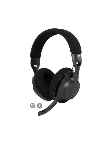 White Shark FALCON Auriculares Inalámbrico y alámbrico Diadema Juego USB Tipo C Bluetooth Negro