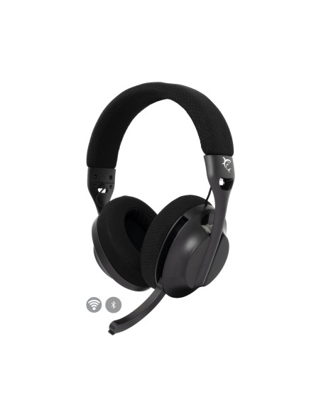 White Shark FALCON Auriculares Inalámbrico y alámbrico Diadema Juego USB Tipo C Bluetooth Negro